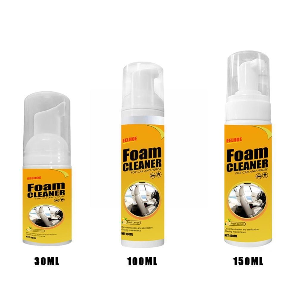 1PC 150ml Car Interior Cleaning Foam Cleaner Car Seat Leather Foaming Clean Auto Maintenance Surfaces Wash Agent J3I1