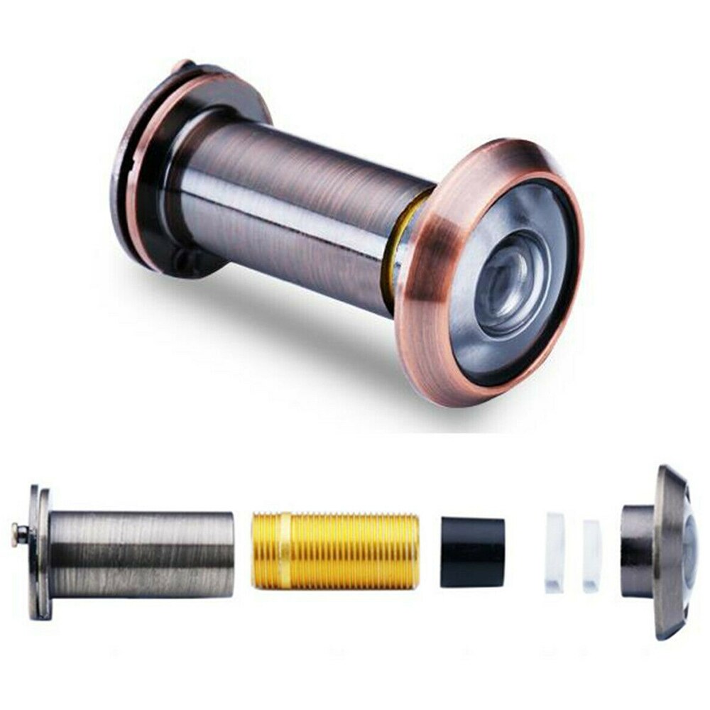 Door Cat Eye Spy Hole Peephole Viewer Door Home High Security Supplies Suitable for Door Thickness: 40mm-55mm