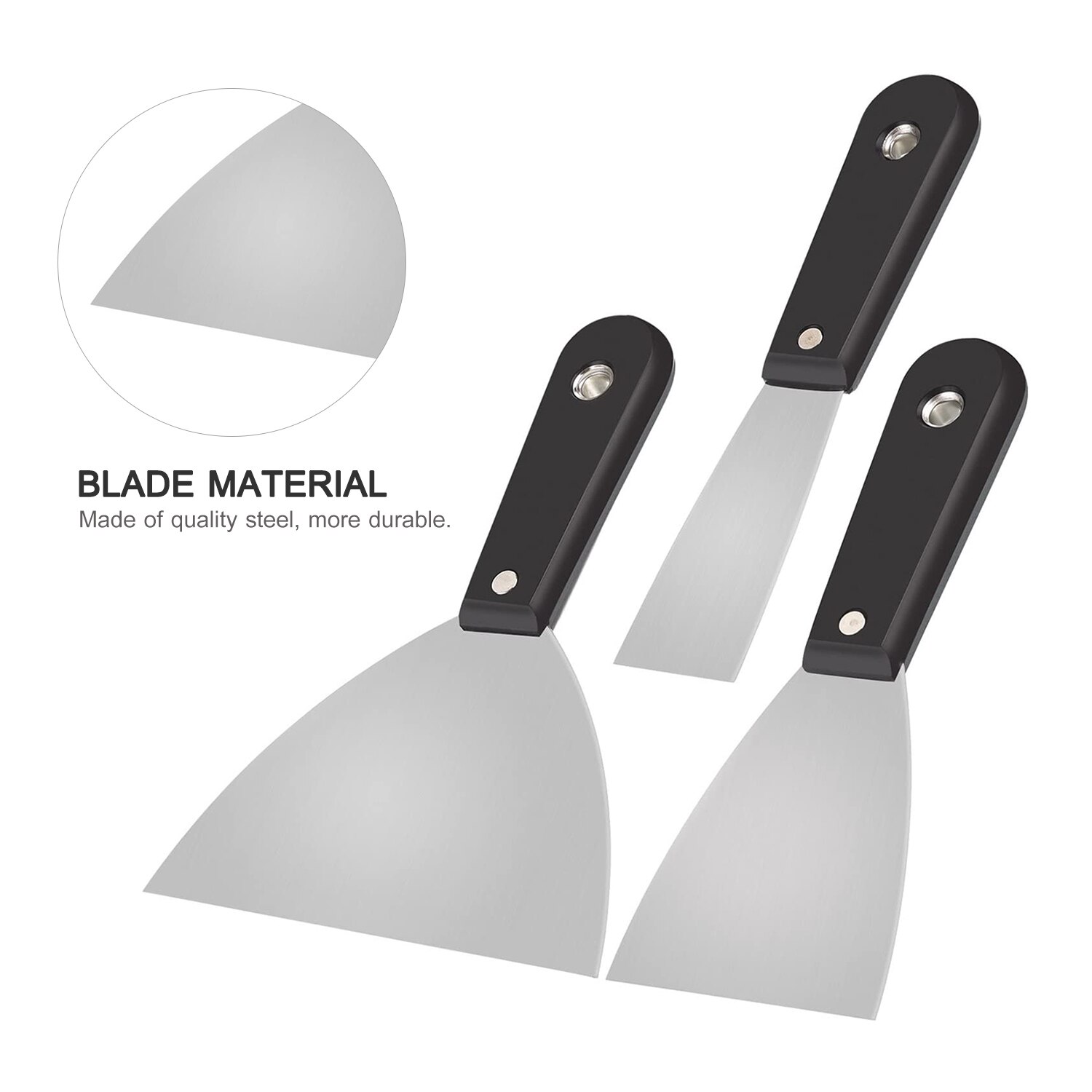 Stainless Steel 270mm Plastering Trowel - Rubber Handle - Anvil Tool