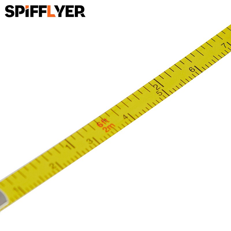 2m 6ft liten nyckelring måttband infällbar mini måttband nyckelring nyckelring ficka bärbar stål mått mätare
