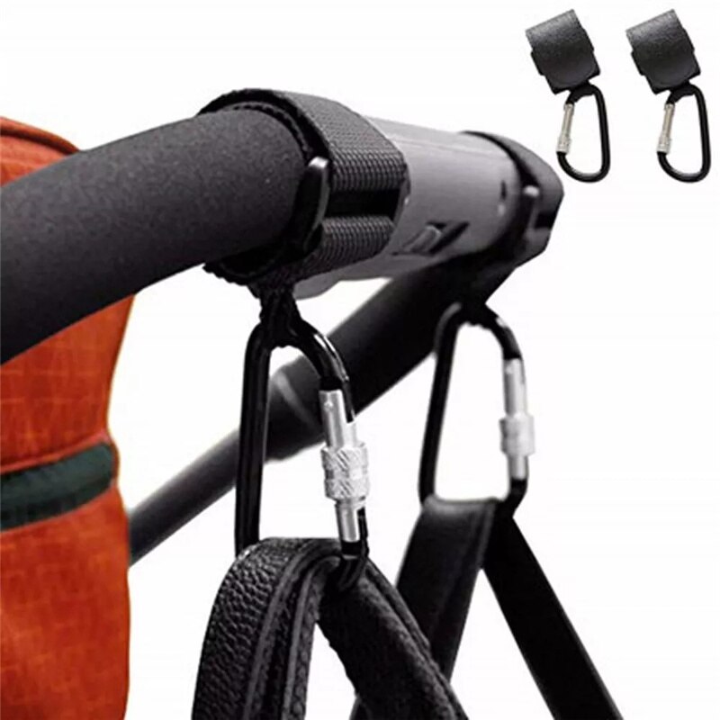 2 Pcs/Pack Baby Stroller Accessories Hook Multi Purpose 360 Degree Rotating Stroller Hanging Hooks Bag Holder Baby Accessories