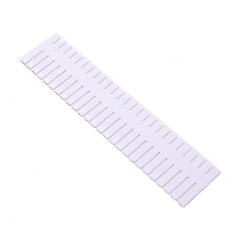 4 PCS Drawer Storage Partition Board Plastic Partition Board Free Combination Household Finishing Grid Drawer Partition: white47cm