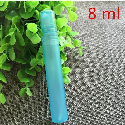 50 st 3 5 8 10 ml plastspray parfym miniflaskor liten spruta prov tom behållare dispensering: 8 ml st gröna 50 st