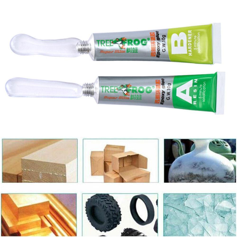 AB Glue Iron Stainless Steel Aluminium Alloy Glass Plastic Wood Ceramic Marble Strong Quick-drying Adhesive Epoxy Epoxies