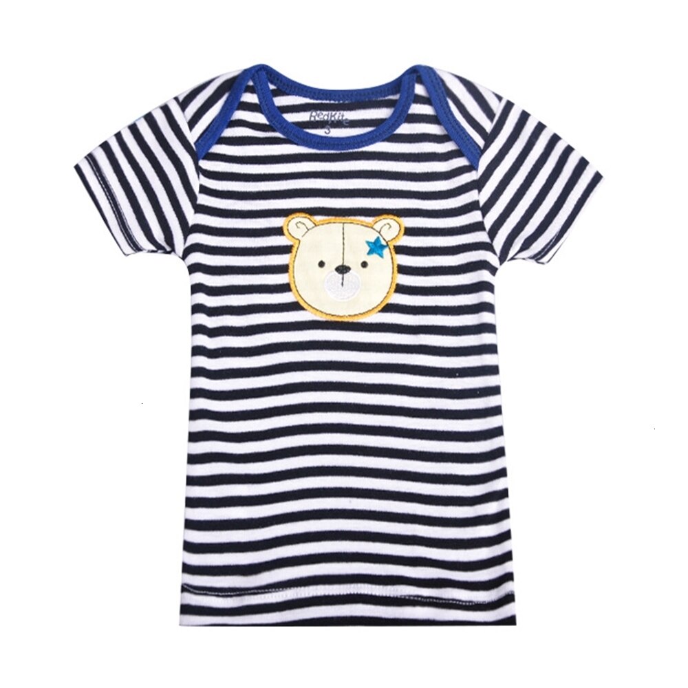 Gedruckt muster Umschlag kragen kurzarm T shirt t shirt Kinder Kurzarm T-shirt Baby Sommer Oansatz Casual T hemd