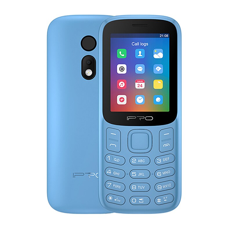 Telefone IPRO A20Mini Feature Mobile Phones 600mAh English Spanish Language Led Flashlight GSM Dual SIM Card Rugged CellPhone: Default Title