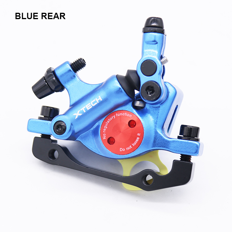 ZOOM XTECH-pinzas de freno de disco hidráulico HB100 para bicicleta de montaña, delanteras y traseras, 120/140/160/180MM, MT200 M315: Blue Front