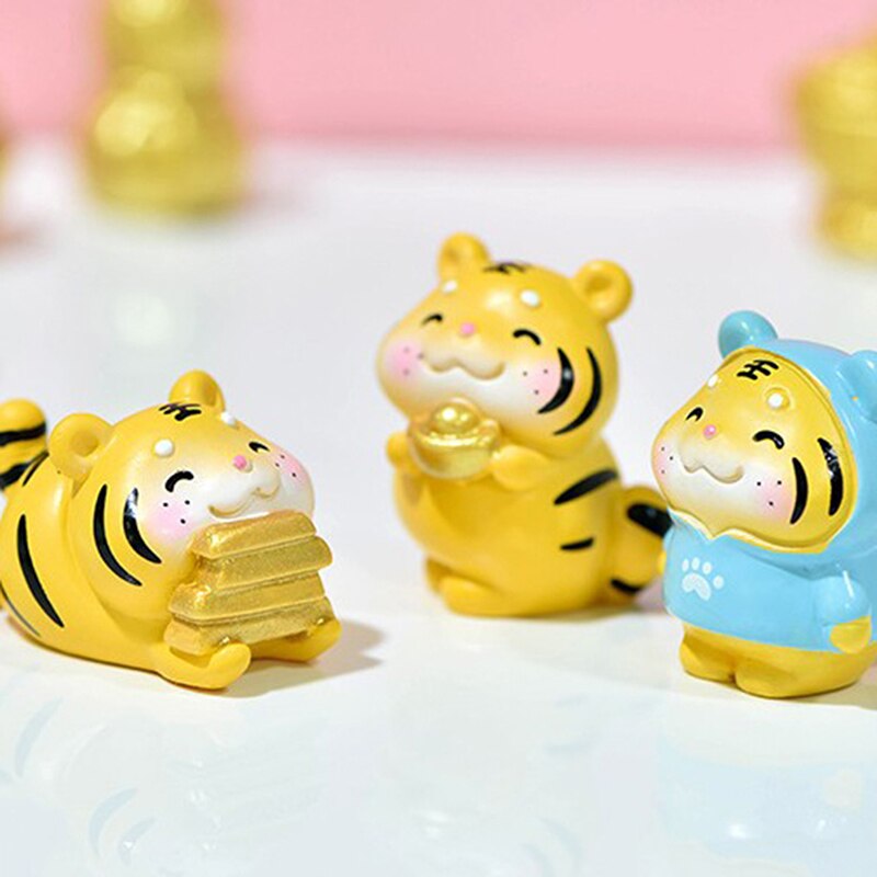 DIY Mini Miniatur Garten Ornament Dekor Topf Handwerk Jahr Der Tiger Hause Ornamente Dekoration Zubehör Neue Jahr