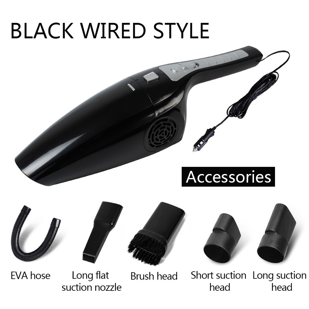 120W Price Powerful Suction cleaning machines Wet/Dry Light Vacuum Cleaner For Family/Company Cleaning Dust: Black