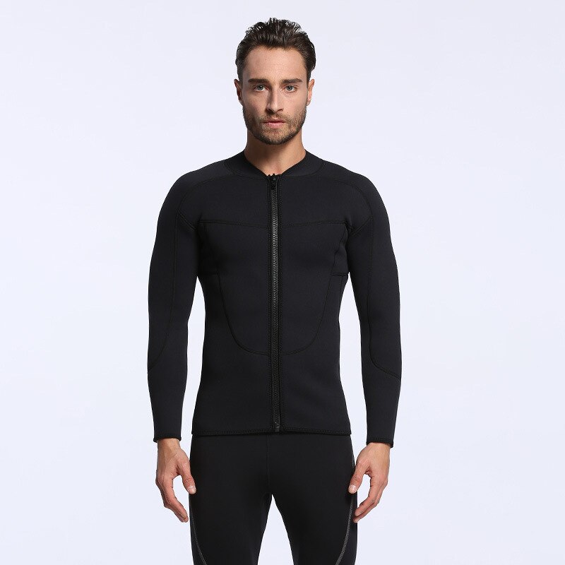 Nueva chaqueta de buceo de neopreno de 3mm, traje de buceo cálido, traje de baño de buceo, surf y protección contra el frío: MY031 / M