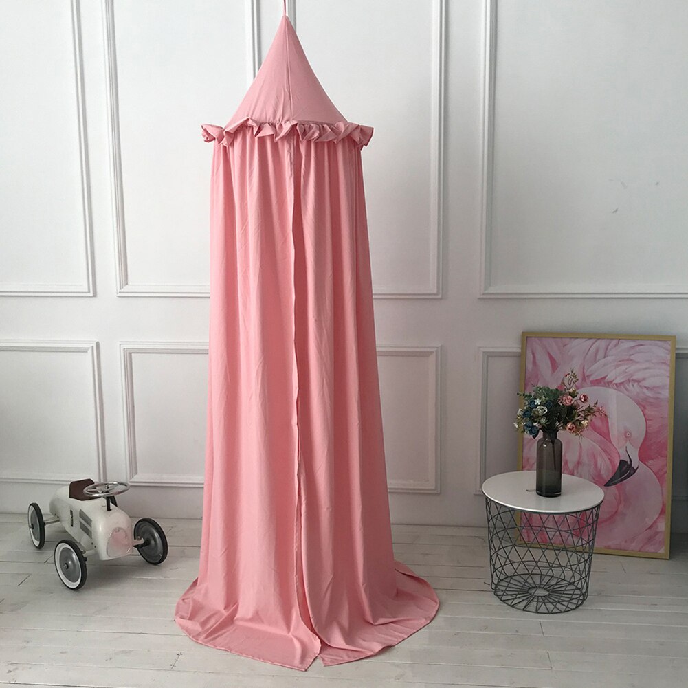 Letto per bambini letto a baldacchino tende ragazza principessa cupola rotonda baldacchino culla lettino tenda appesa tenda da gioco per bambini decorazione della telecamera della casa