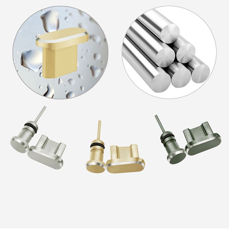 Micro USB Chager Poort Stof Plug 3.5mm Koptelefoon jack Plug Sim-kaart Set Voor Xiaomi Redmi Note 5 6 Pro Voor Android Telefoon Plug