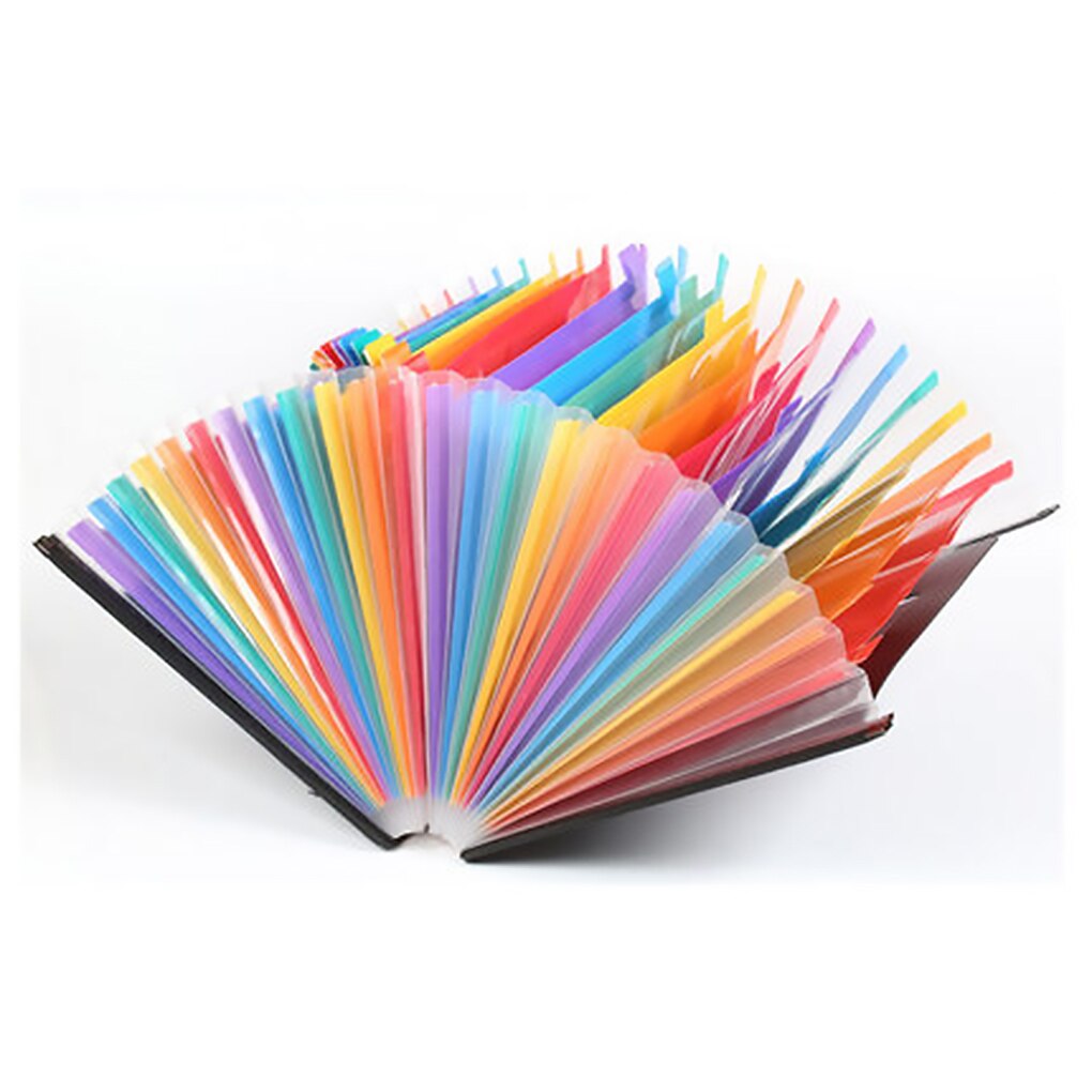 Multi-Color Plastic A4 Accordion Document File Fol... – Grandado