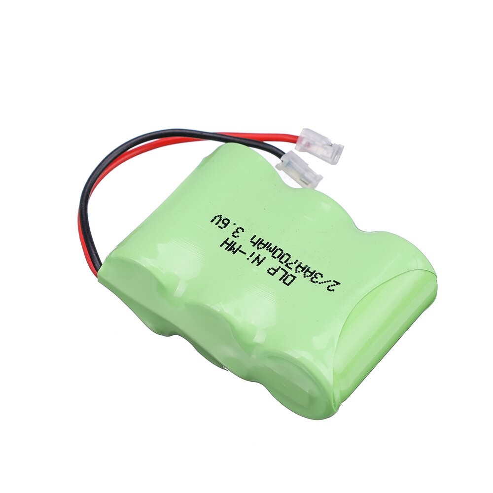 2 stk 2.4v 3.6v oppladbar 2/3 aaa 2/3aa batteripakke 700 mah 2/3 aaa ni-mh nimh celle til rc leker trådløs telefon