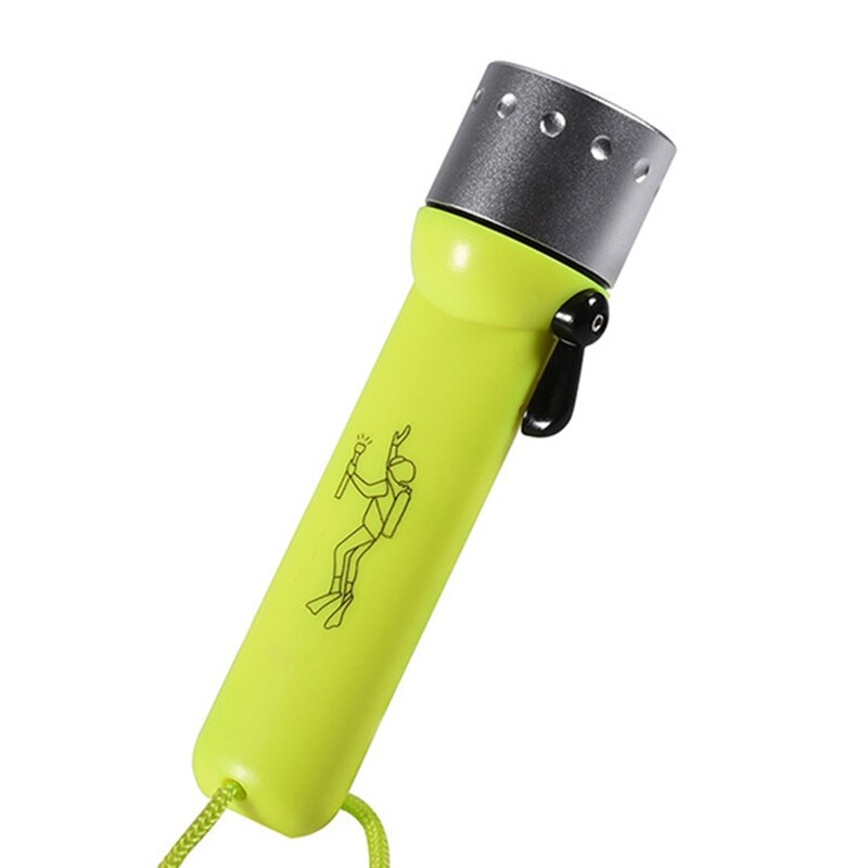 Linterna subacuática LED resistente al agua para buceo