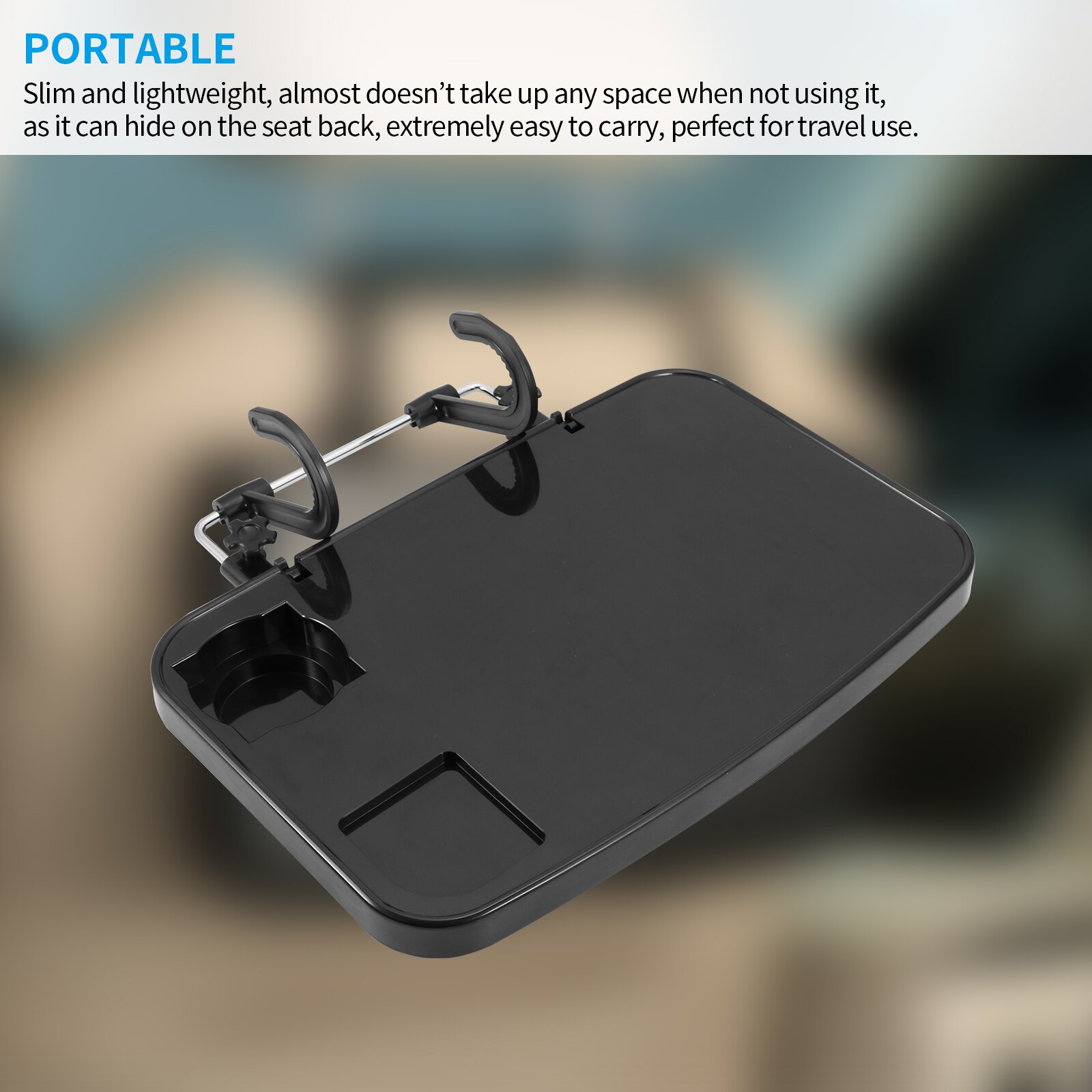 Car Storage Tray For Eating Study WorkMultifunctional Car Laptop Desk Portable Auto Car Desk Car Steering Wheel Desk
