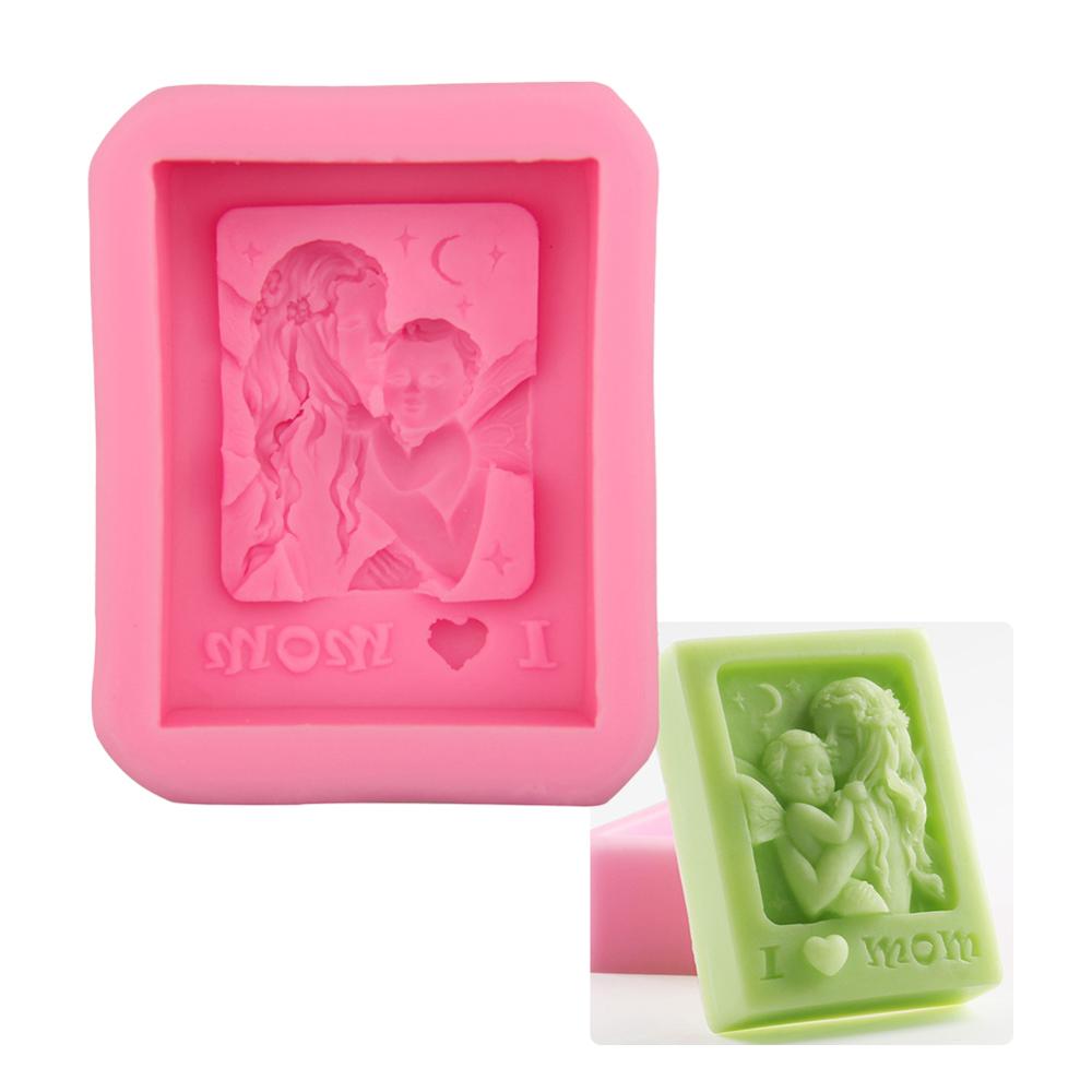 Molde de silicona artesanal con forma de sombrero 3D, molde de pastel, herramientas de manualidades para cocina para hornear Fondant, Chocolate, hacer silicona para jabón en forma de molde: Verde militar