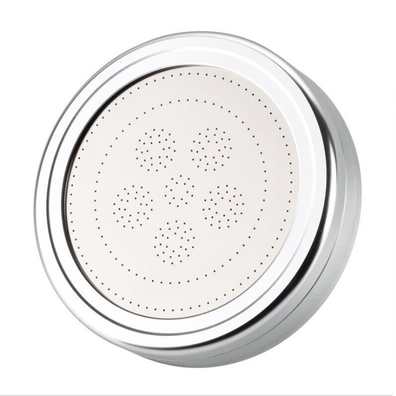 Aluminium space højtryks brusehoved med filter til hårdt vand filter brusehoved fjerner klor og fluor