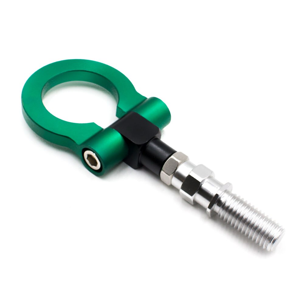 Universal Rear Tow Towing Hook set/ Trailer Ring / TOW HOOK Towing Bars SET for most Japan car AutoYC100396: Green
