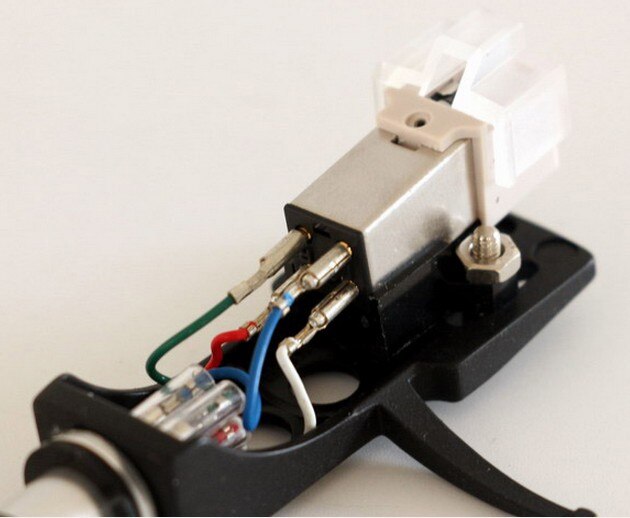 1set Magnetische Cartridge Stylus Met Draaitafel Headshell 4 Pin Contacten Voor Fonograaf Platenspeler Grammofoon LP Vinyl Naald