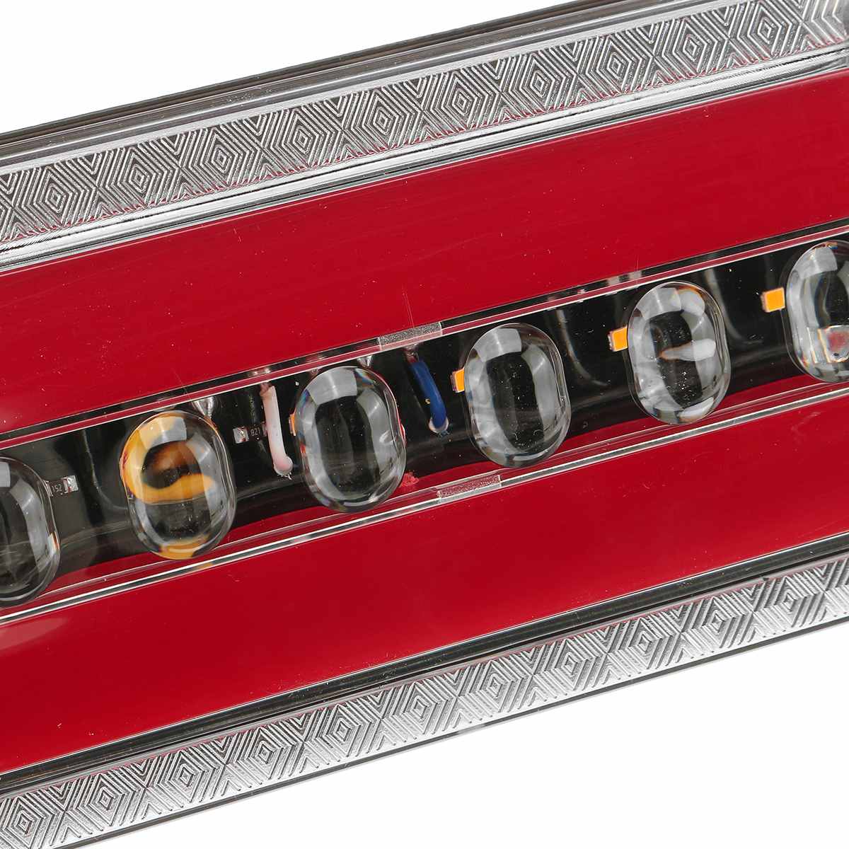 2PCS 12V Dynamic LED Car Truck Tail Light Turn Signal Rear Brake ight Reverse Signal Lamp For Trailer Lorry Bus Campers