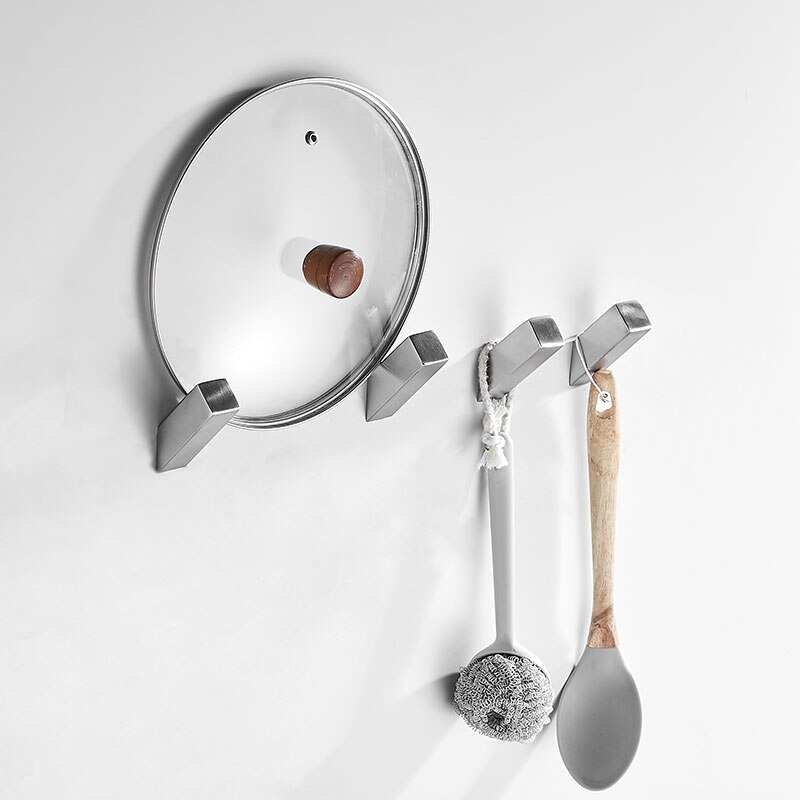 304 Stainless Steel Coat Hooks Heavy Duty Wall Mounted Vintage Single Organizer Hangers, Robe Hat Keys Rack Hat Hanger