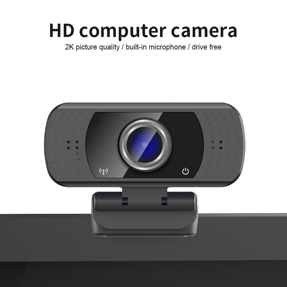 USB Web Camera 1080P HD Computer Camera Webcams Built-In Sound-absorbing Microphone USB2.0