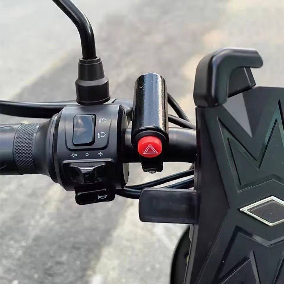 Bouton de guidon de Moto, interrupteur étanche 12V, simple et Double, bouton de phare de Moto, accessoires de frein, nouvel arrivage
