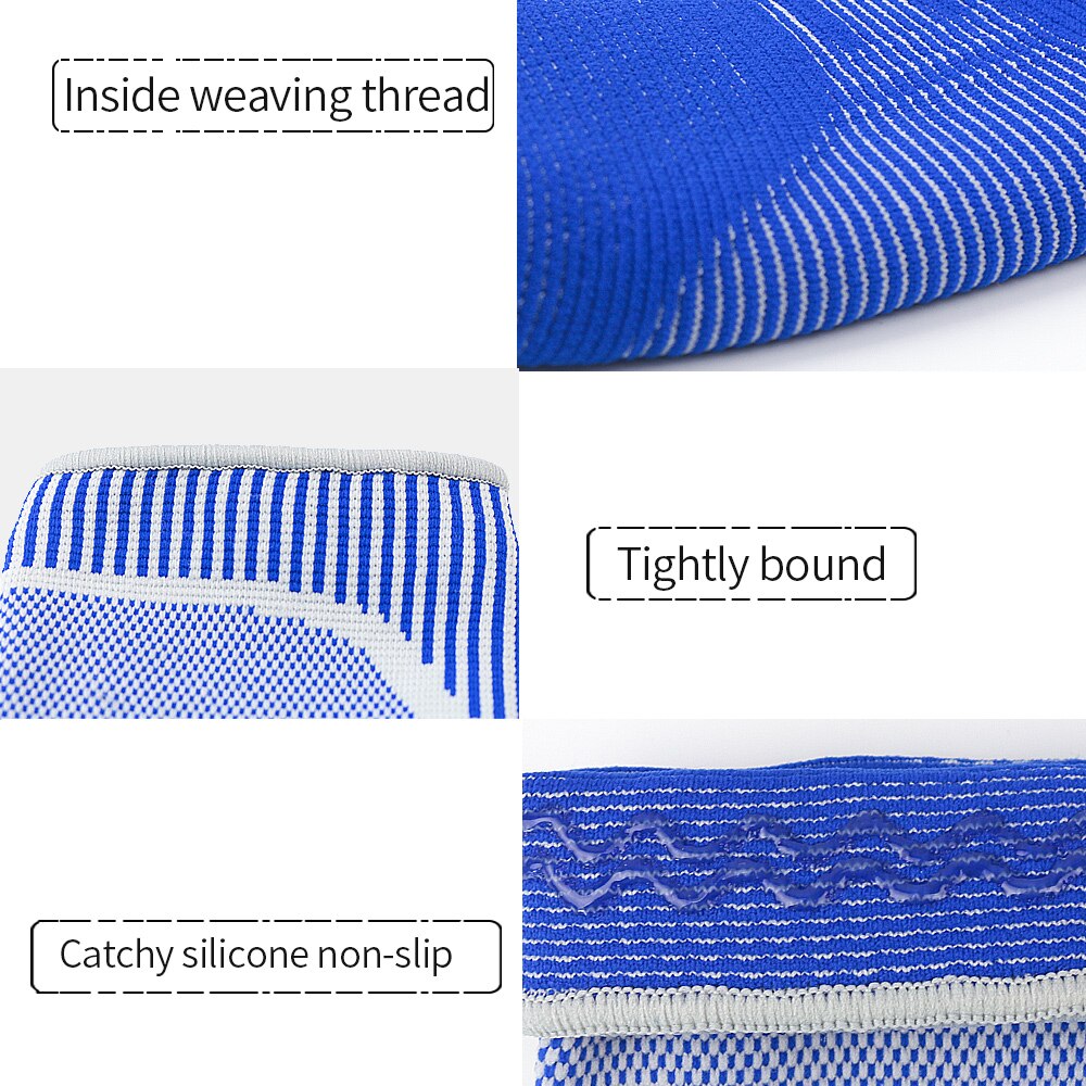 TopRunn 1Pc cavigliera sport pallacanestro calcio compressione piede caviglia manica elastica supporto Brace Guard calzini protettivi