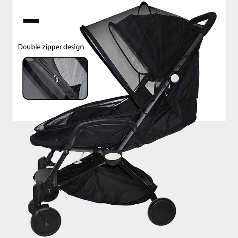 Universele Kinderwagen Klamboe Volledige Cover Zomer Mesh Fly Insect Bescherming Voor Yoyo Yoya Plus Bugaboo Cybex Kinderwagen