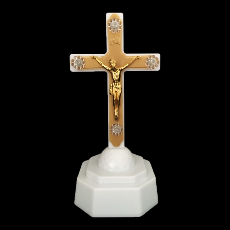 Lumière LED croix du Christ jésus Lcon, ornements de prière d&#39;église, Souvenirs d&#39;église, directe: Or