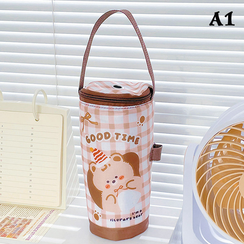 Bolsa de mano portátil para té de la leche, bolsa de preservación del calor, bolso ecológico, cubierta de taza aislada, accesorios para vasos: Opaco