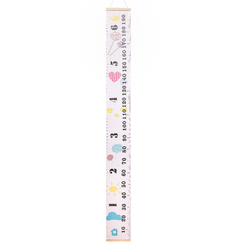 Kids Growth Size Chart Height Chart Baby Child Kids Height Ruler Measure Ruler Wall Sticker for Kids Room Home Decoration Hang