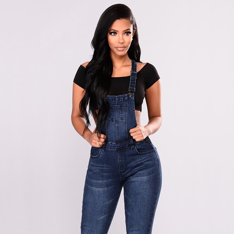 neue Frau Overall Kühlen Denim Gesamt Zerrissene See strecken-Jeans Weibliche Grundlegende bündchen Lässig Bleistift Dünne Hosen