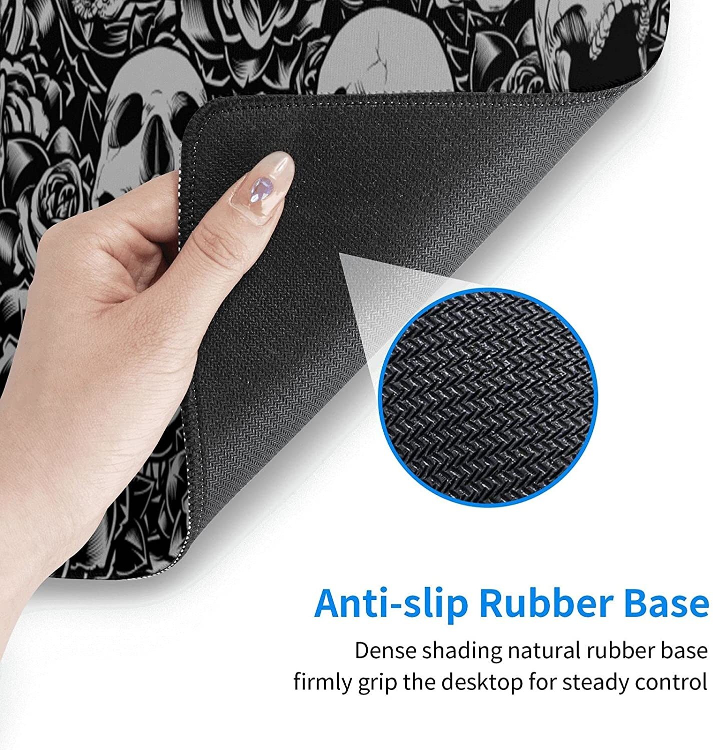 Muismat Gamer Grote Thuis Custom Muis Mat Muismatten Schedel Anti-Slip Gamer Laptop Natuurlijke Rubber Desktop Muismat muis Mat