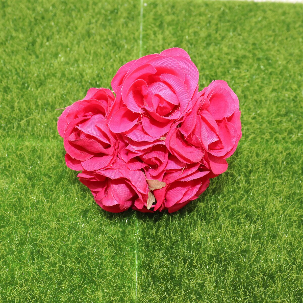 6 stuks kunstbloemen zijden roos boeket bruiloft home party decoratie DIY bloem muur plakboek geschenkdoos ambachten: 6