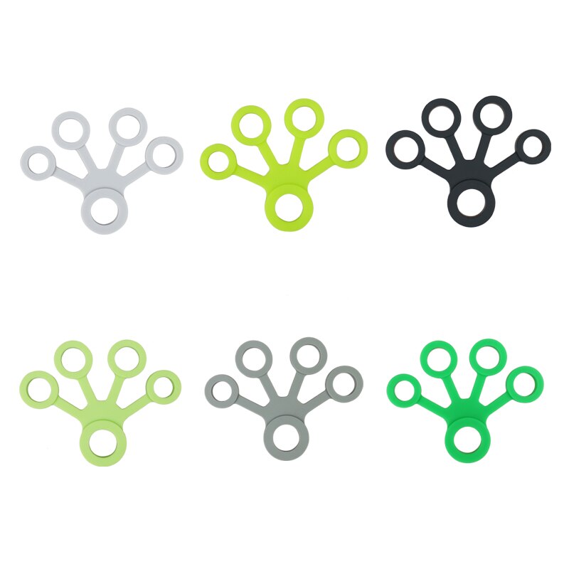 Hand Gripper Silicone Finger Expander Exercise Hand Grip Wrist Strength Trainer Finger Exerciser Resistance Bands Fitness Massag