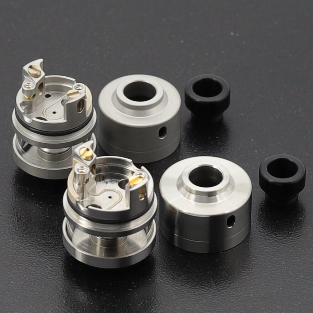 VapSea Haku Riviera RDTA atomizer 22mm 2ml / 24mm 2.5ml Single Coil Tank atomizer with Squonk Bottom feeder pin