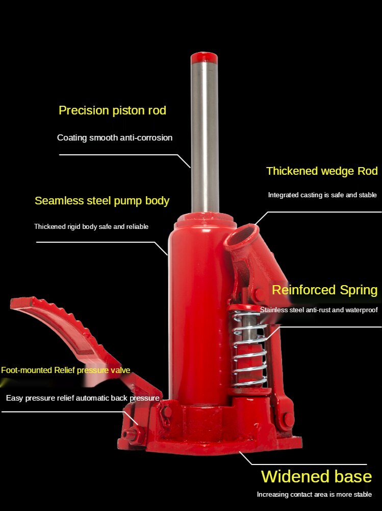 Foot-operated Hydraulic Jack Car Vertical Car 3 Ton Jack SUV Off-road Vehicle Tire Change Tool