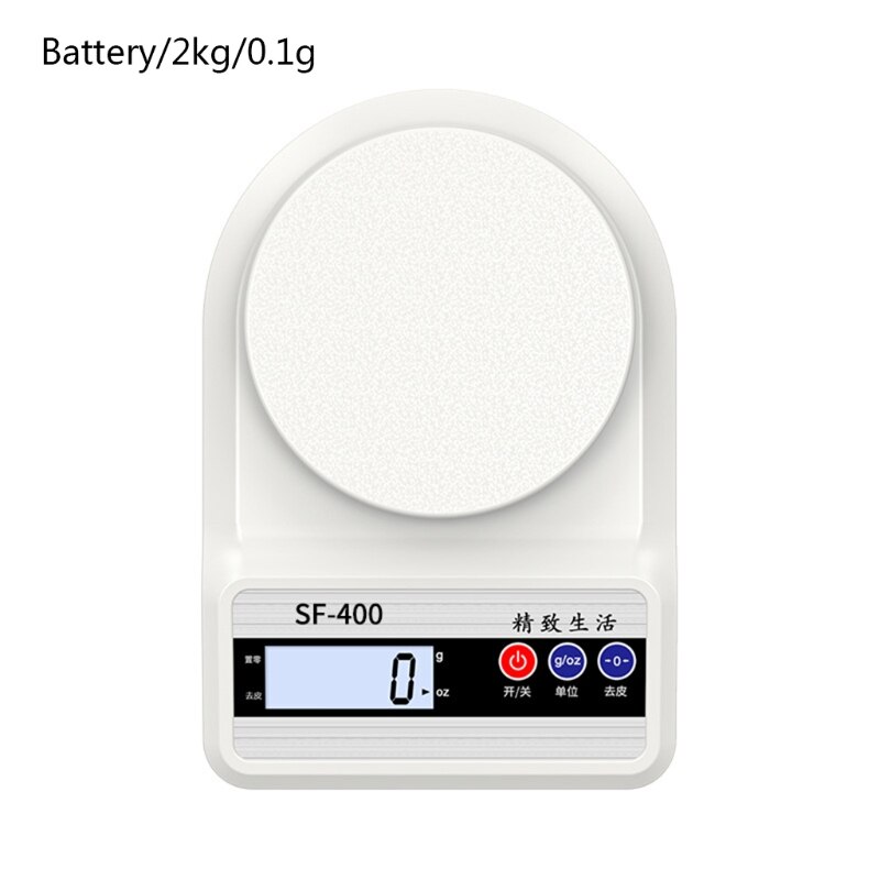 Mini Digital Kitchen Scale Slim Electronic Food Scale Multifunction Measuring Scale in Grams and Ounces: B2