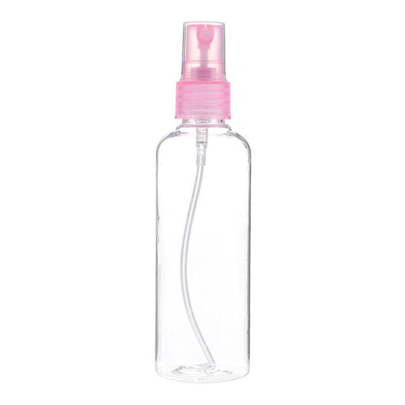 Water Spuit Fles 100Ml Transparante Lege Spray Plastic Willekeurige Kleur Lege Cosmetische Mist Water Vernevelaars Voor Alcohol Verstuiver: pink