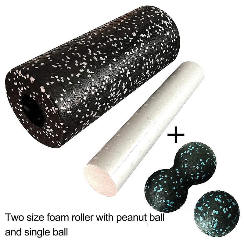 Elos-Trigger Punt Foam Roller Set Hoge Dichtheid Massage Roller Pinda Bal Voor Nek Spieren Deep Tissue Massage