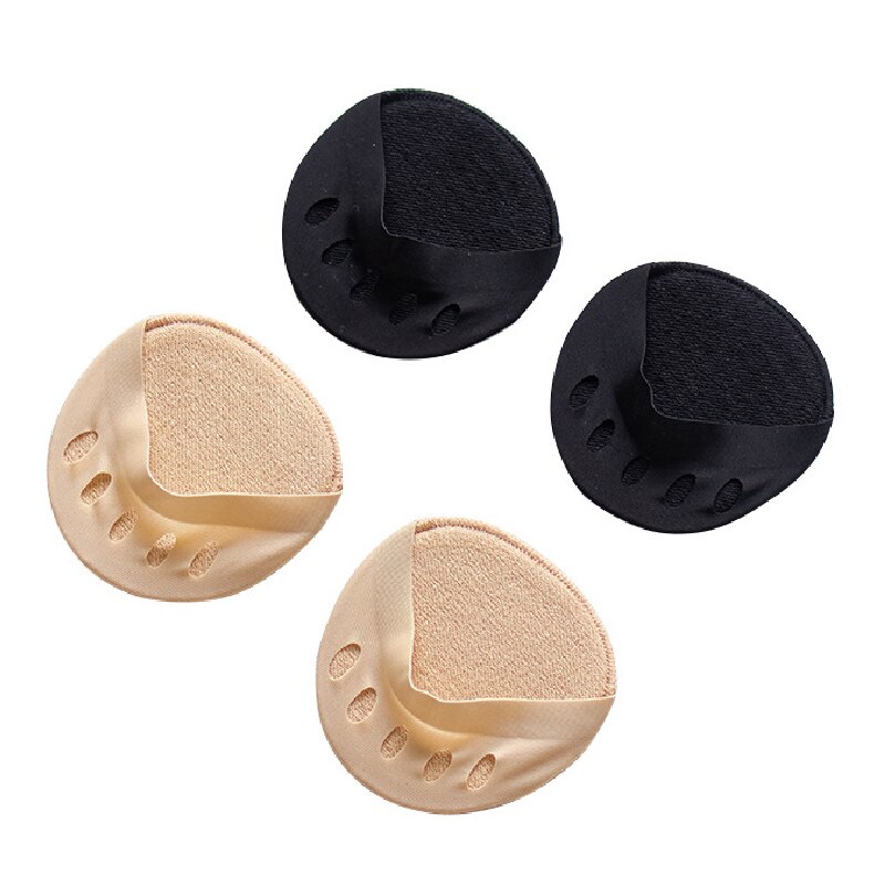 Five Fingers Invisible Foot Pad Cotton Socks Anti-frictionHeelless Liner Half Feet Socks Anti-slip Lining Open Toe Women Socks