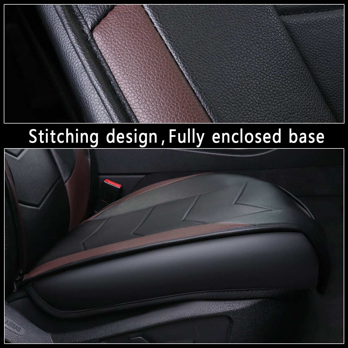 Funda Universal de asiento de cuero PU para BMW para Peugeot accesorios de coche protector de asiento delantero para asiento de vehículo