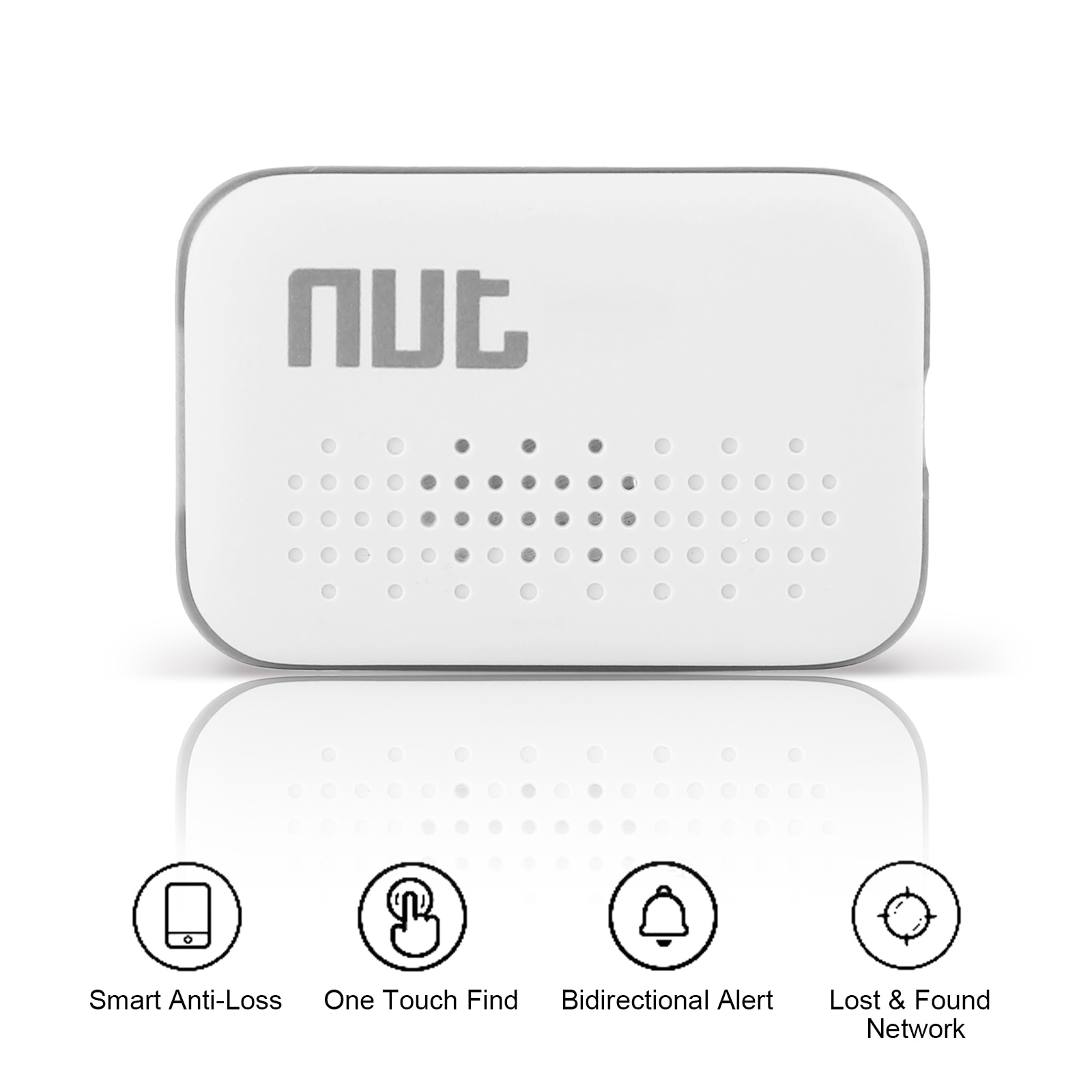 Mini traqueur intelligent Nut3 Bluetooth GPS détecteur intelligent alarme Anti-perte perdu étiquette de rappel Itag clé enfant trouveur GPS localisateur