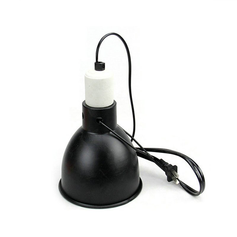 Petyoung E27 Reptiel Schildpad Warmte UVA/UVB Gloeilamp Lichthouder, 300W Reptiel Verwarming Vuurtoren voor Kip Brooder Koesteren-UK Plug