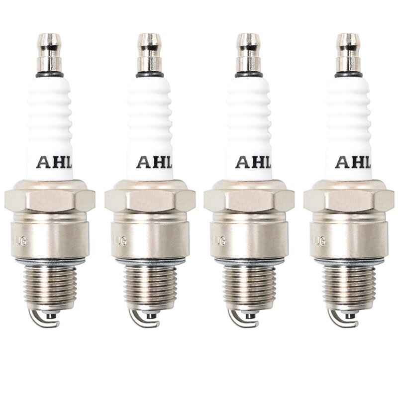 Bujía de encendido de para motocicleta y automóvil, para E6RTI E6RTC BR6HIX BR7HIX BR8HIX BR9HIX BR10HIX BPR6HIX BPR7HIX: 4Pcs Nickel alloy