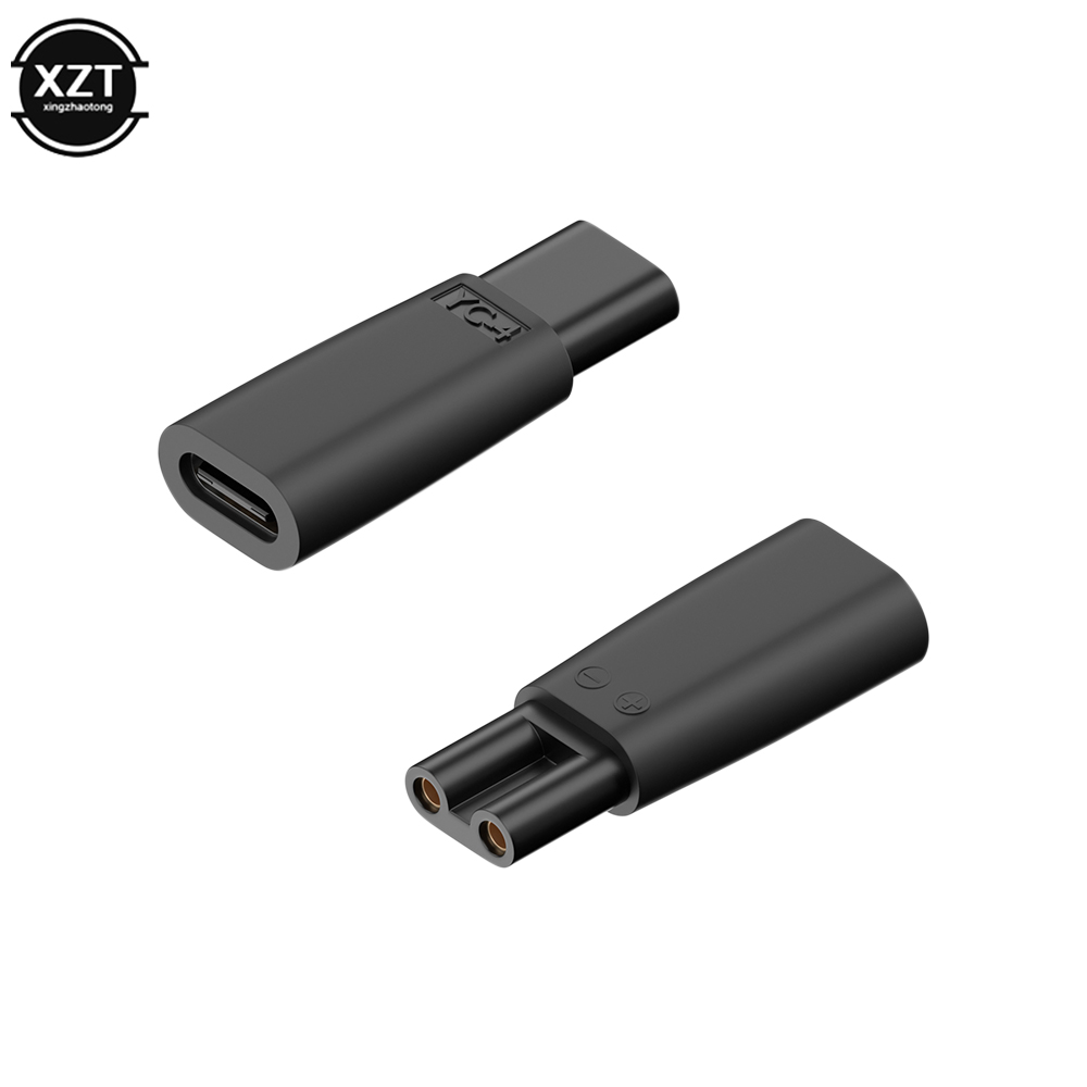 Connecteur de Conversion de charge type-c femelle, prise d'alimentation pratique, chargeur de remplacement, adaptateurs USB pour rasoir, tondeuse à cheveux