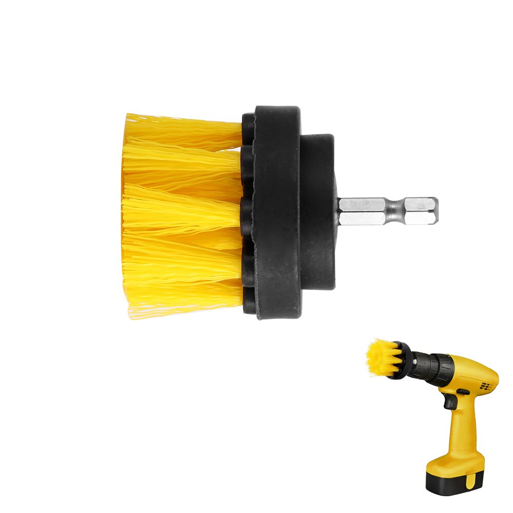 Drill Brush Attachment Set Power Scrubber Brush Bathroom Cleaning Kit with Extender Multipurpose Clean for Kitchen Grout: 2inch