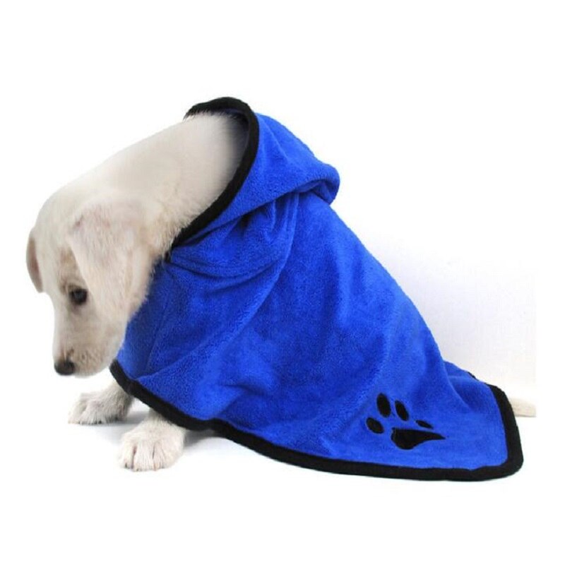 Badehåndklæde stil badehåndklæde med hat hurtigtørrende sød polyester håndklæde hund kan bruge dette som klud til kæledyr blødt og behageligt
